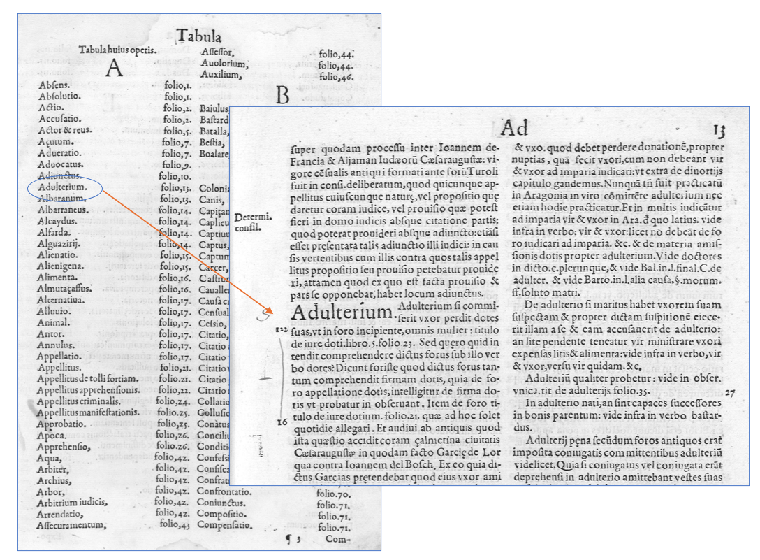 Figure 5. An example of pages from Miguel del Molino book