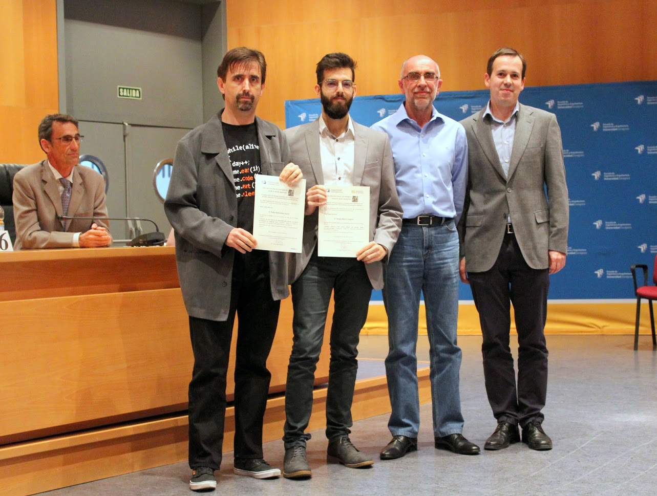 Foto de la entrega del premio